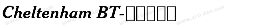 Cheltenham BT字体转换